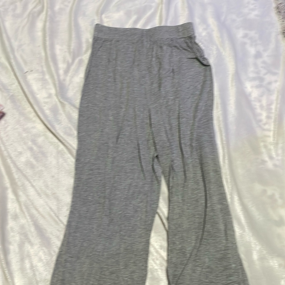 flowy wide leg sweatpants